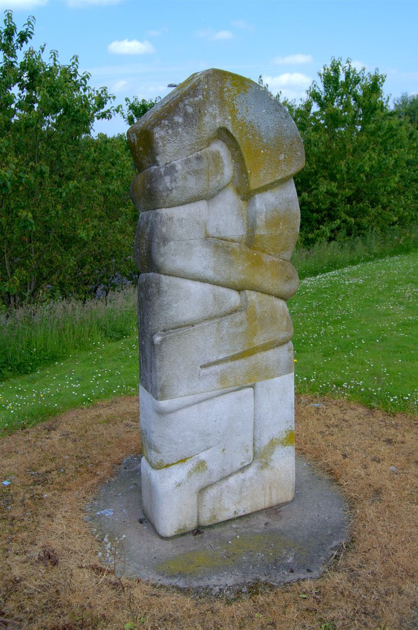 Standing stone in Limestone by John Vaughan