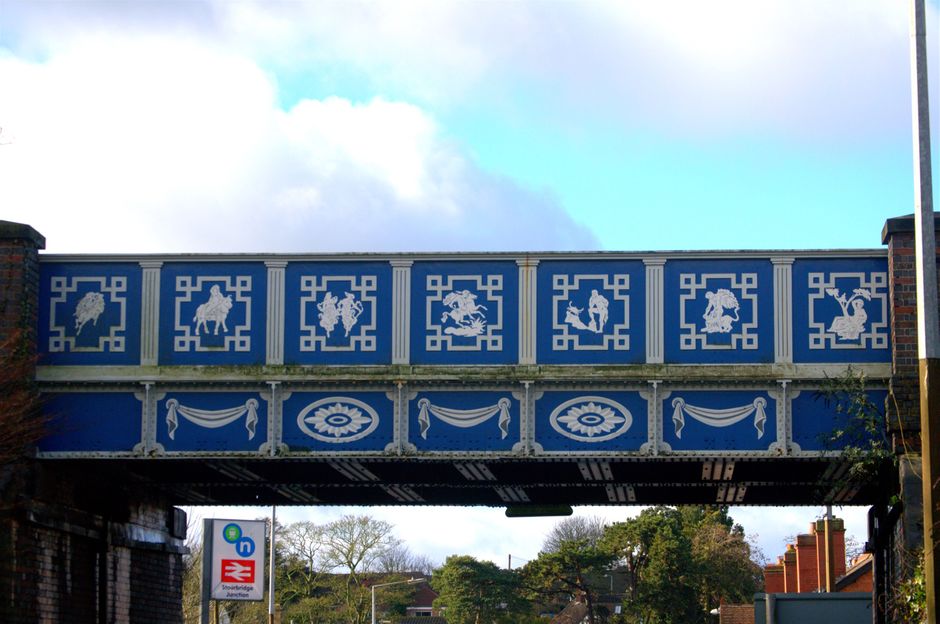 Railway bridge panels, designed by Steve Field
