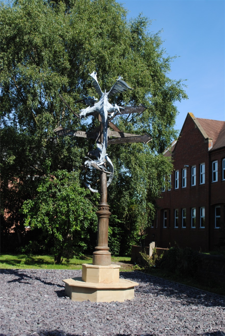 King Edwards college, sculpture by 1SH.
Photo courtesy of Luke Perry