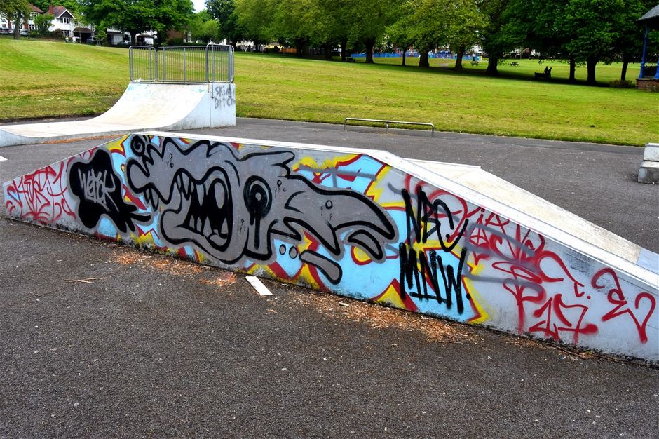 Graffiti in Stevens Park May 2020